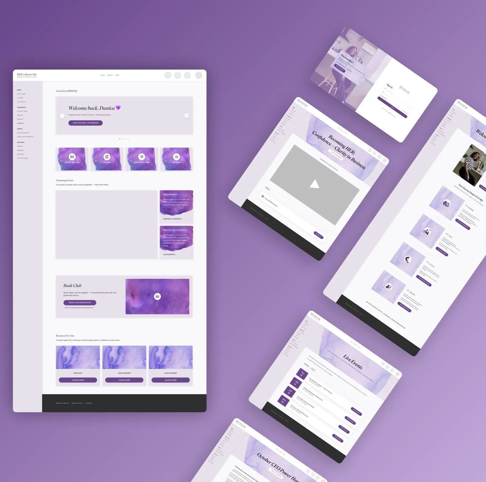 Rich Life — site preview